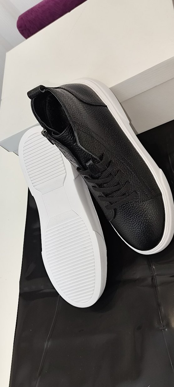 40 numara siyah flotur deri bot - Görsel 5