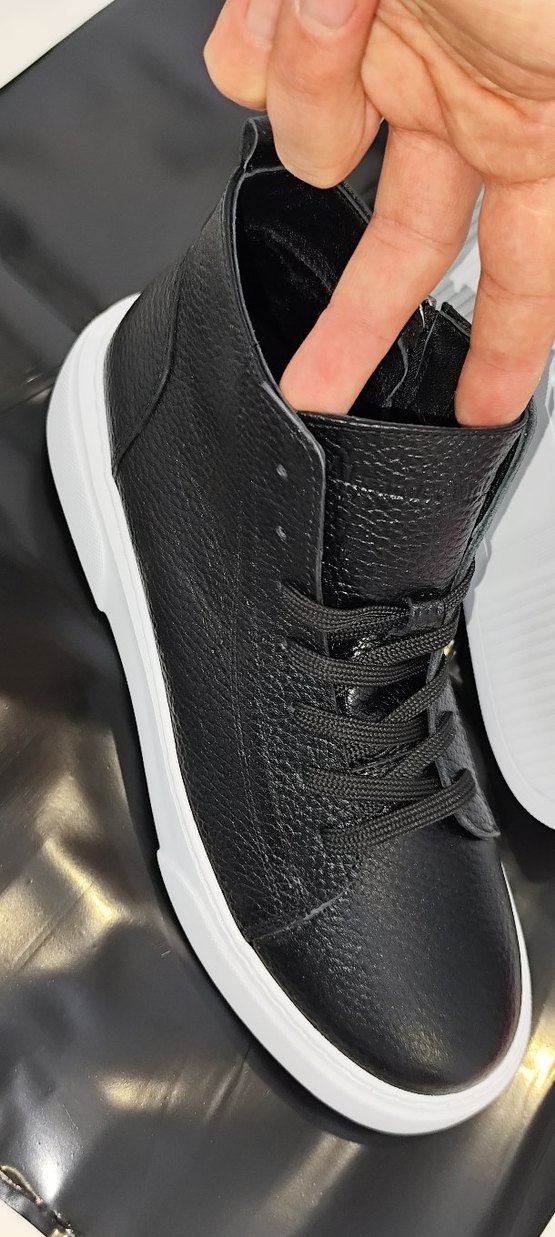 40 numara siyah flotur deri bot - Görsel 2