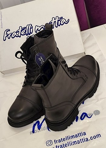 Gri Deri Erkek Bot - Görsel 2