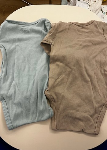 Uzun Kollu Pamuklu Bebek Body - 2'li Set - Görsel 3