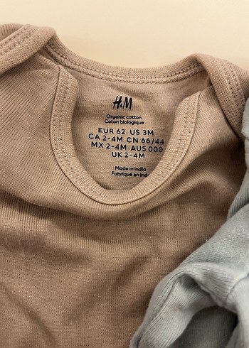 Uzun Kollu Pamuklu Bebek Body - 2'li Set - Görsel 2