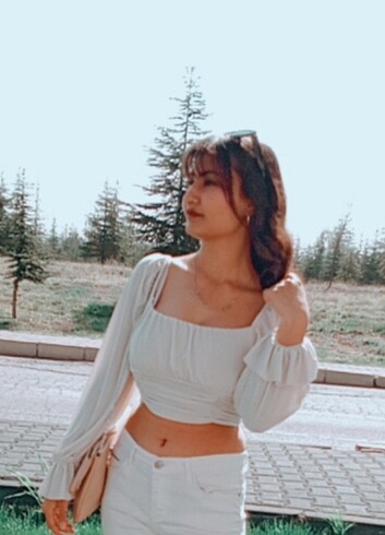 Diğer Pinterest crop bluz