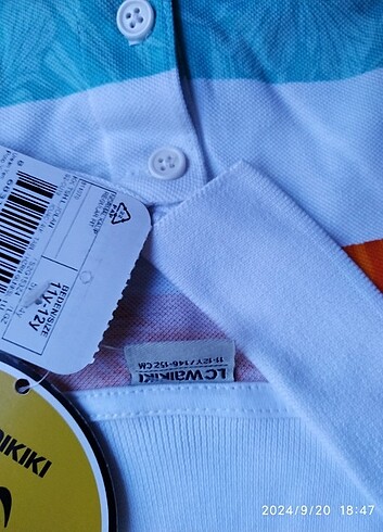 LCW erkek çocuk 11-12 yaş polo yaka t-shirt