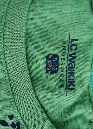 11-12 Yaş Beden LCW 11-12 yaş pamuklu pijama takımı 