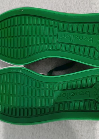 Benetton 37 numara Yeşil Kadın Spor Ayakkabı - Görsel 3