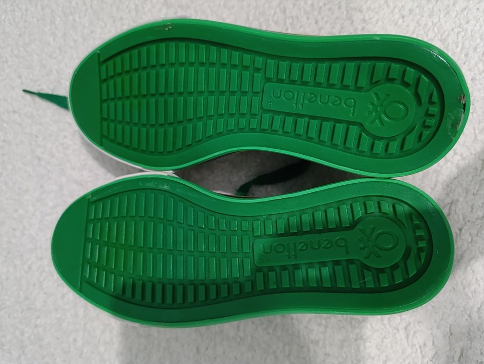 Benetton 37 numara Yeşil Kadın Spor Ayakkabı - Görsel 3