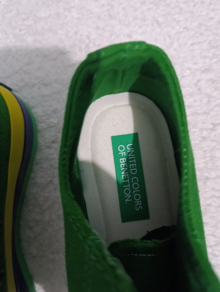 Benetton 37 numara Yeşil Kadın Spor Ayakkabı - Görsel 4