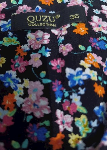 Kadın Çiçek Desenli Uzun Tulum - Görsel 2