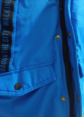 LCW 7-8 yaş Erkek Çocuk Mavi  Mont - Görsel 3