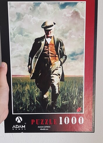 ADAM GAMES Atatürk Çiftlikte Puzzle (Bin parça)