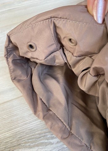 Zara Zara Kapüşonlu Vizon Mont