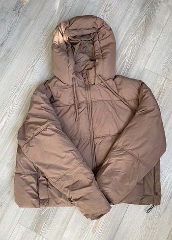 Zara Kapüşonlu Vizon Mont