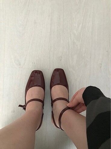 37 Beden bordo Renk bordo topuklu sandalet
