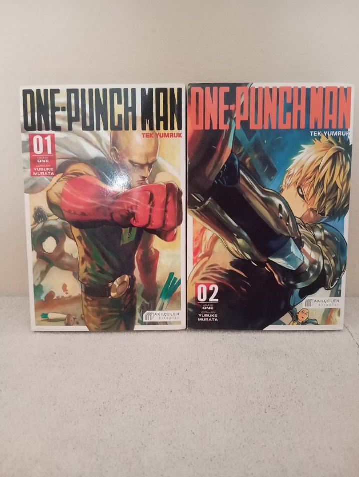 One-Punch Man Cilt 1 ve 2 Manga Seti - Görsel 3