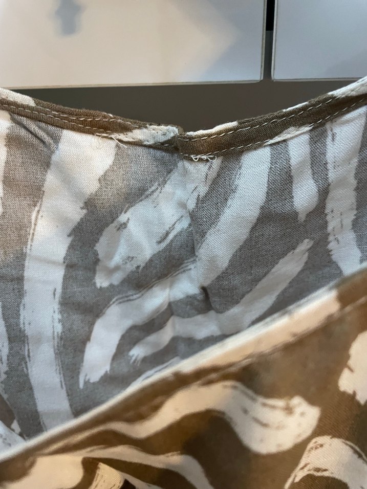 Kadın Kahverengi Midi Zebra Desenli Elbise - Görsel 3