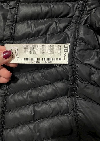 LTB Kadın Siyah Fermuarlı Kışlık Mont - Görsel 6