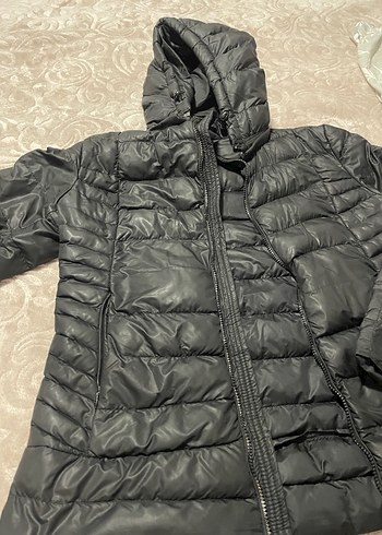 LTB Kadın Siyah Fermuarlı Kışlık Mont - Görsel 3