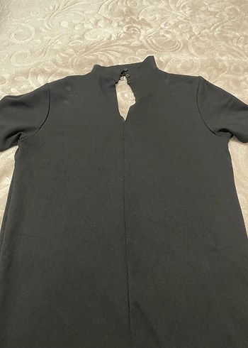 Siyah Uzun Kollu Kadın Elbise - Görsel 3