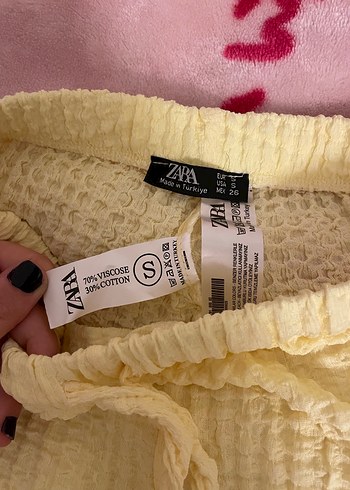 Zara sarı pantolon - Görsel 4