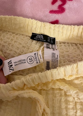 Zara sarı pantolon - Görsel 3