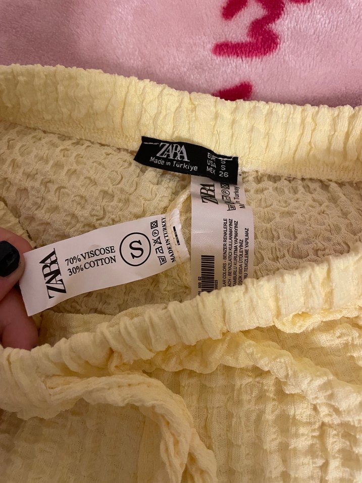 Zara sarı pantolon - Görsel 3