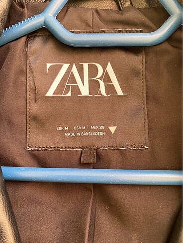 Zara Zara bomber deri ceket