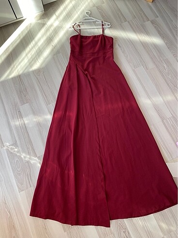 Trendyol & Milla Bordo abiye elbise