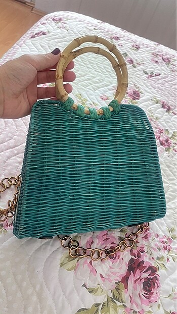 Zara Zara rattan çanta