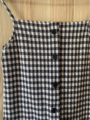 Diğer Kareli mini elbise