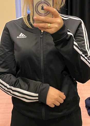 xs Beden siyah Renk Orijinal bayan adidas ceket