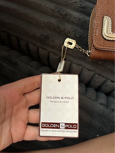 Golden Polo Golden polo kahverengi kadın cüzdan