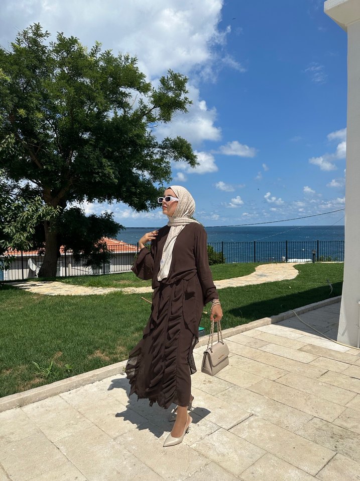 Kahverengi ikili takım - Görsel 3