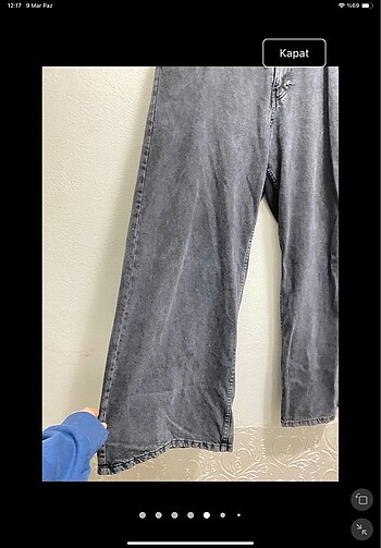 44 Beden Baggy kot pantolon