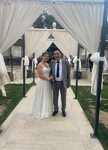 Beyaz abiye