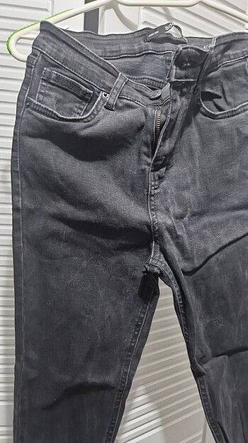 28 Beden Dar siyah kot pantalon