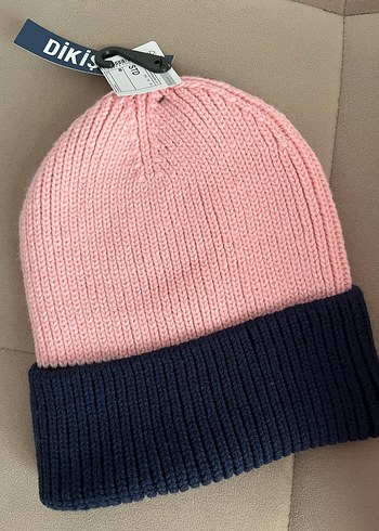 Defacto Pembe Lacivert Örgü Kadın Bere