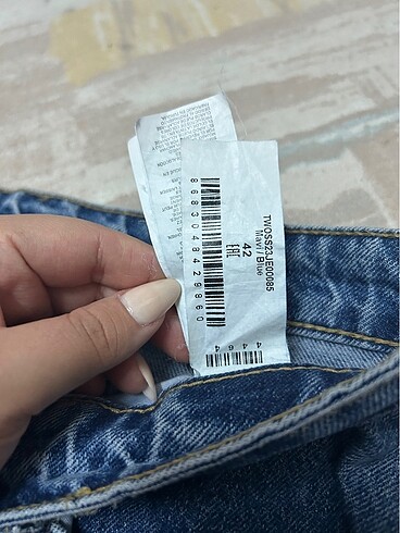 42 Beden Trenyolmilla mavi jean