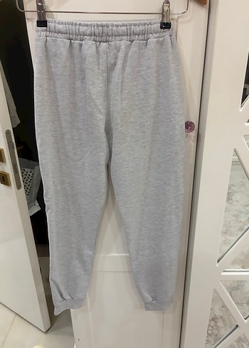 Gri  Fermuarlı Eşofman Altı - Görsel 3