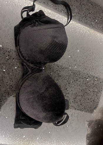 Siyah kadife sütyen 80b - Görsel 2