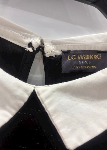 Kız Çocuk Siyah Gri Uzun Kollu Bluz - Görsel 3