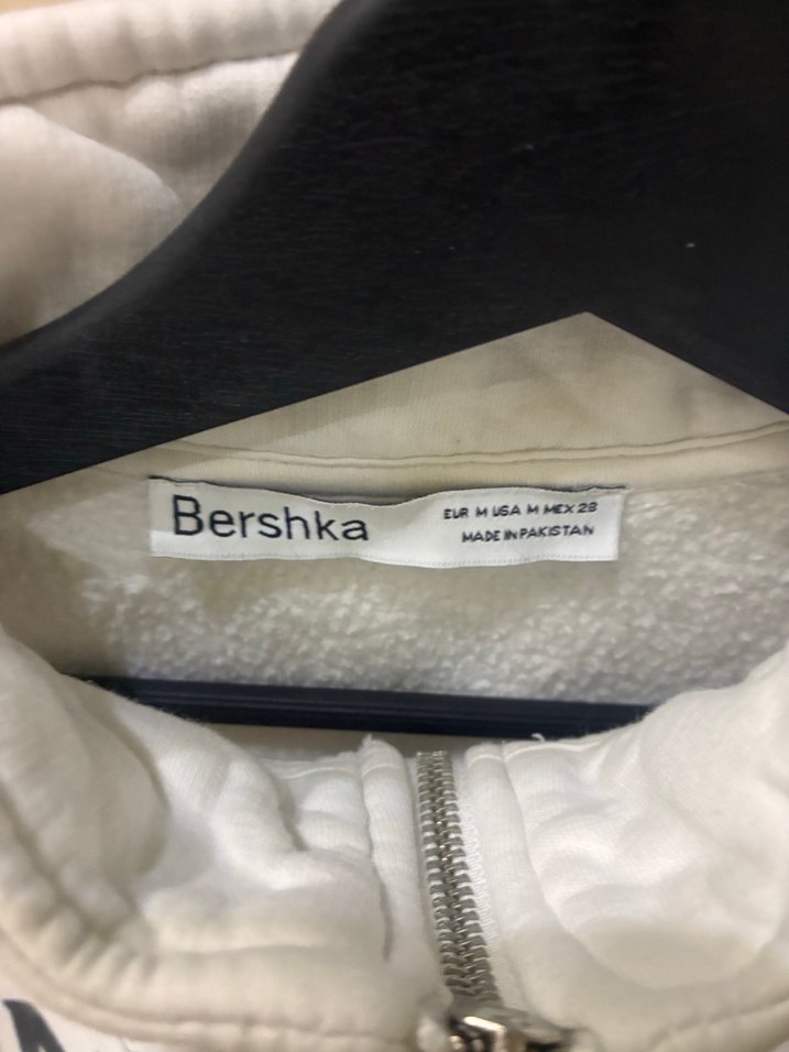 Beyaz Yarım Fermuarlı Palermo Sweatshirt - Görsel 3