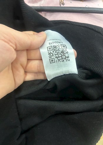 Siyah Baskılı Lacoste Erkek Sweatshirt - Görsel 5