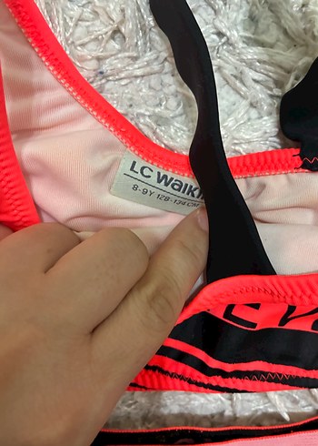 LC Waikiki Renkli Baskılı Spor Kız Bikini Takımı