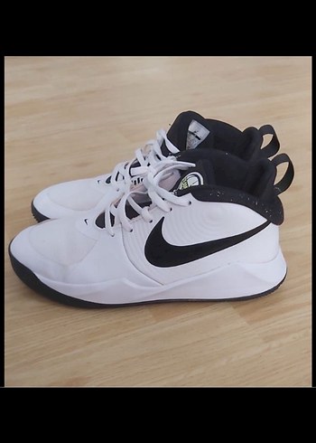 Erkek Çocuk Beyaz Siyah Sneaker basketbol ayakkabısı