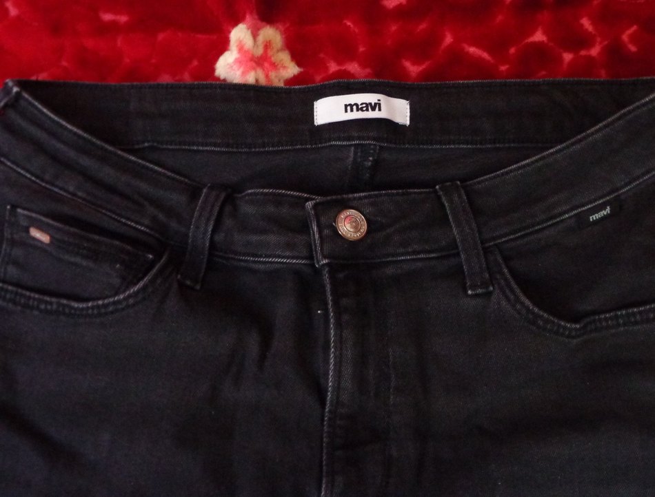 Mavi Kot Şort - Görsel 4