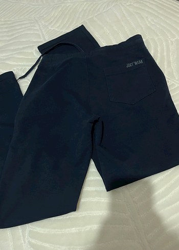 Kızlar için Lacivert Fermuarlı Eşofman Altı - Görsel 3