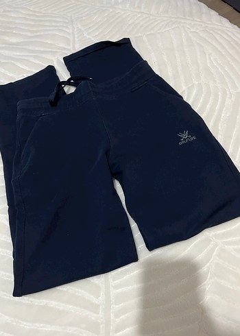 Kızlar için Lacivert Fermuarlı Eşofman Altı - Görsel 2