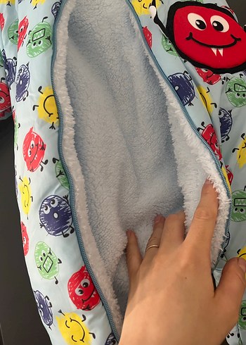 Renkli Kapüşonlu Bebek Tulum - Görsel 4