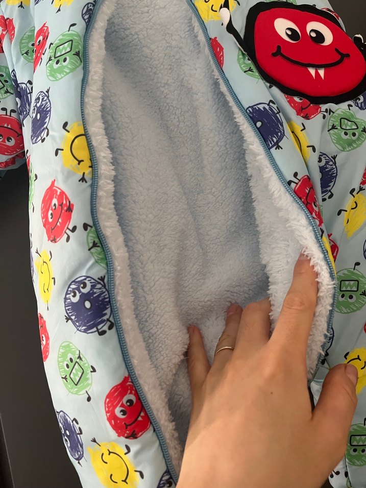 Renkli Kapüşonlu Bebek Tulum - Görsel 4