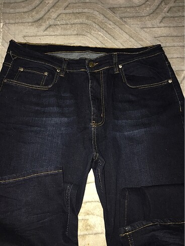 Buyuk beden yuksek bel kot pantolon